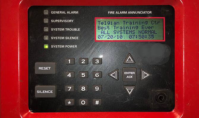 Alarm Panel Commissioning